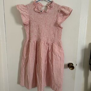 Adorable Gingam Pink Dress Women’s 4-6